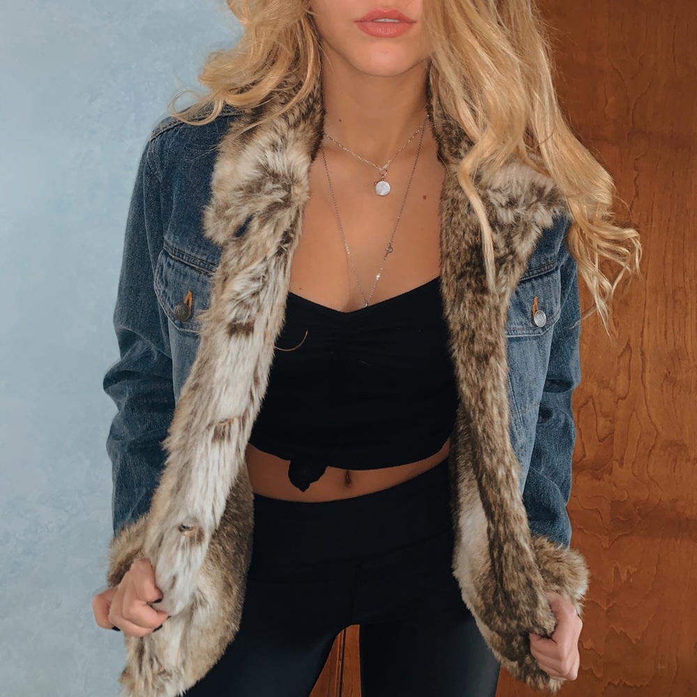 Fur Jean Jacket